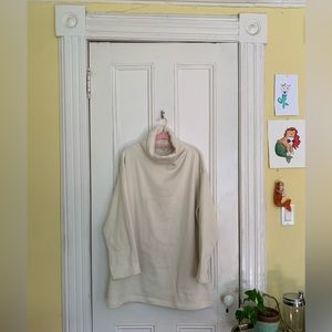 uniqlo XL white sweater dress